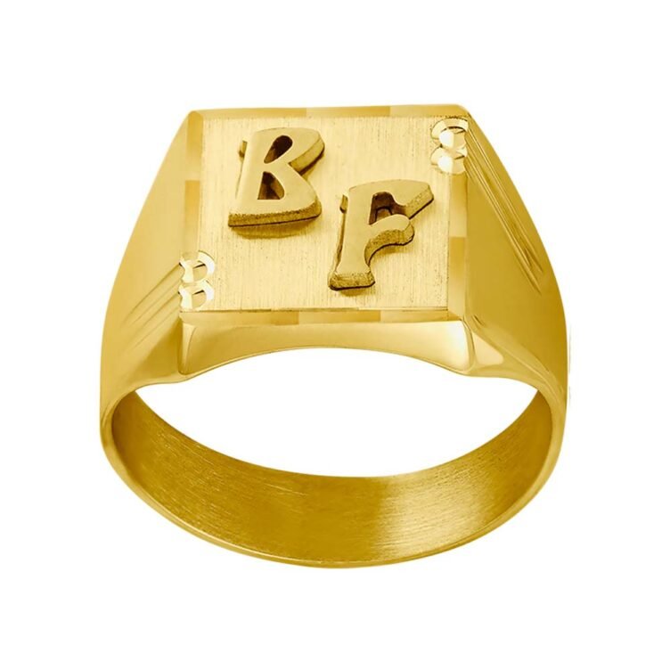 Chevalière Carrée en Or Constant Griffe