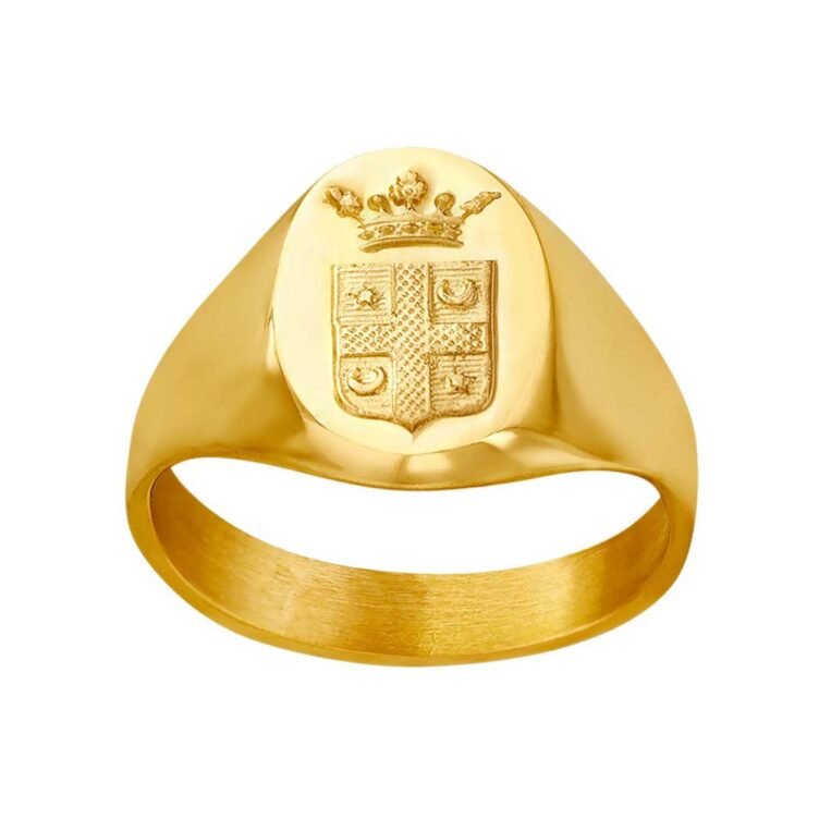 Chevalière Blason en Or - La Orphée Générique Massive