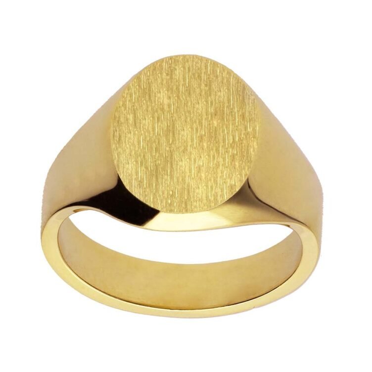 Chevalière Blason Sur Mesure en Or - Modèle Orion