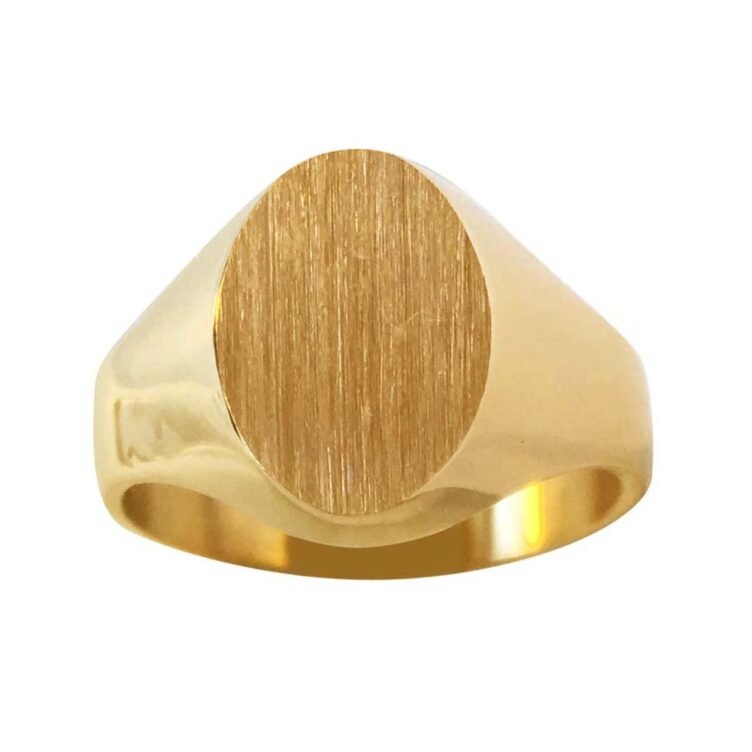 Chevalière Blason Sur Mesure en Or - Modèle Olympe