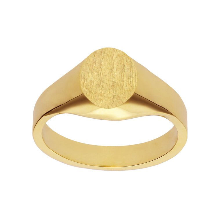 Chevalière Blason Sur Mesure en Or - Modèle Olivia