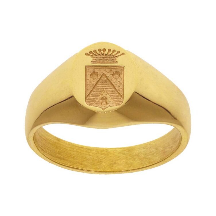 Chevalière Blason en Or - La Olivia Générique Massive