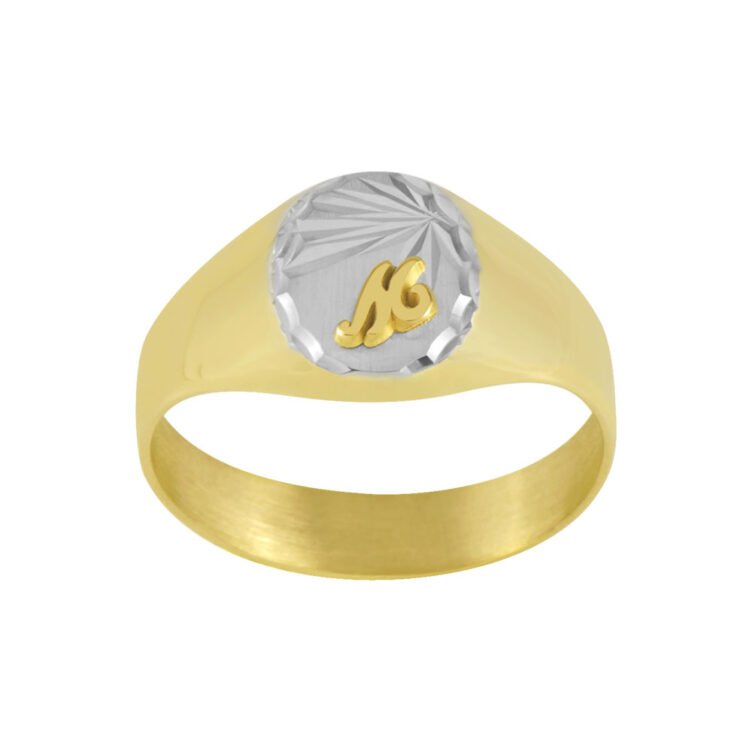 Chevalière Ovale en Or Olivia Bicolore