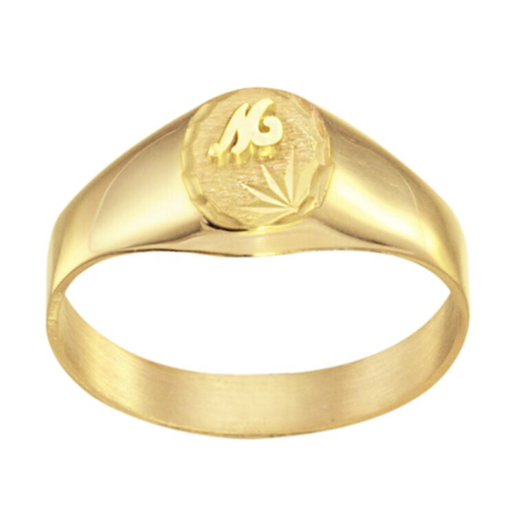 Chevalière Ovale en Or Ophélie Étoile