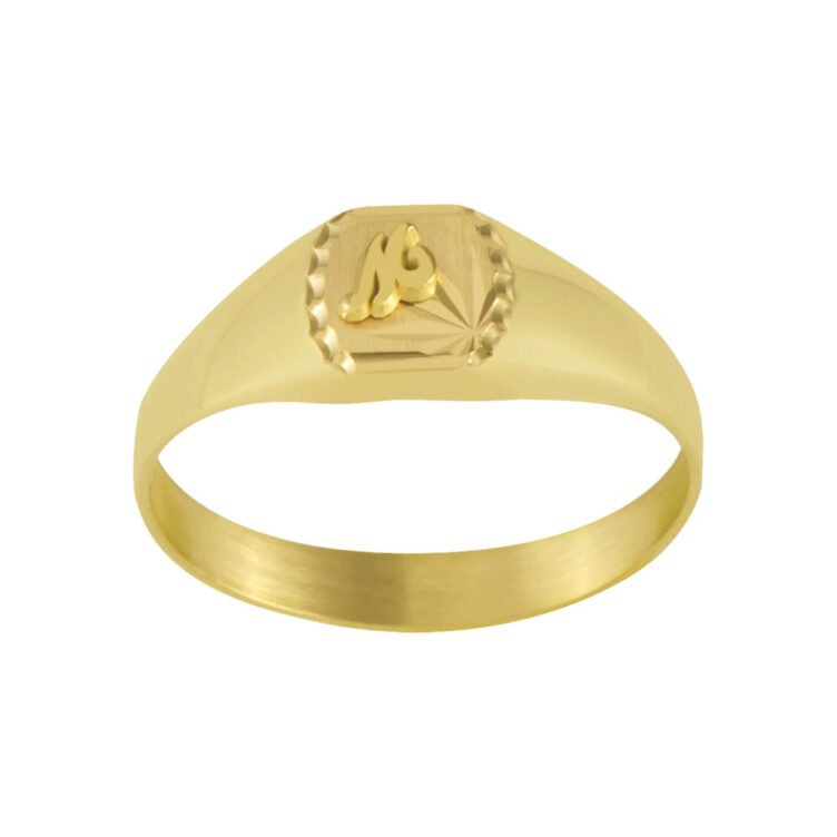 Chevalière Tonneau en Or Theresa Etoile