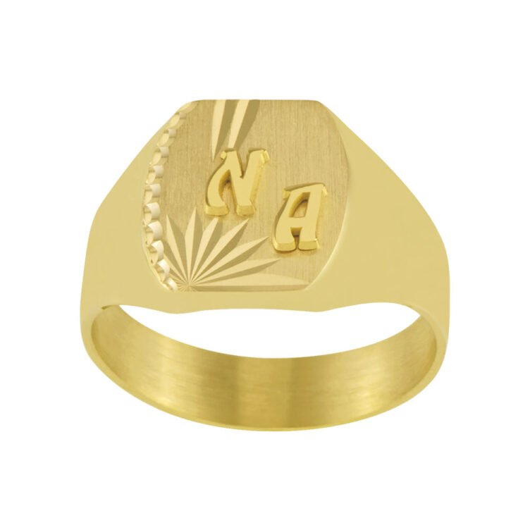 Chevalière Tonneau en Or Thomas Étoile