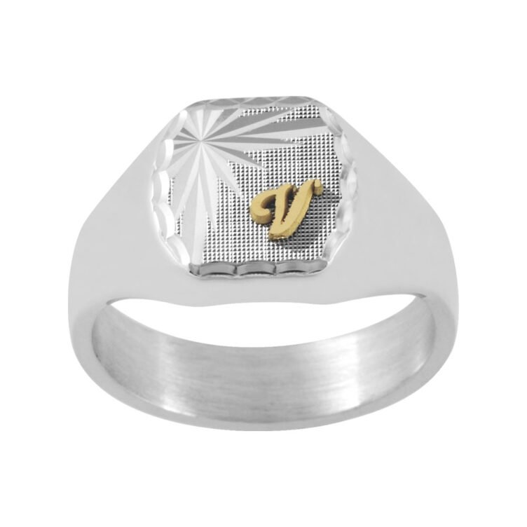 Chevalière Tonneau en Argent Taylor Étoile