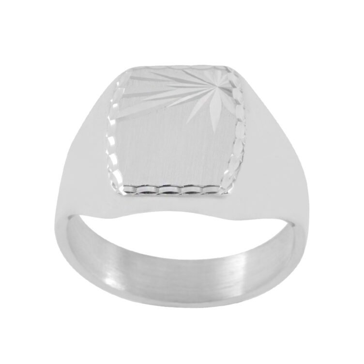 Chevalière Tonneau en Argent Thibalt Étoile