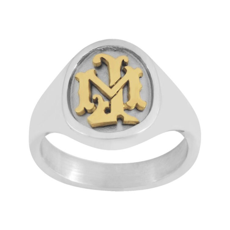 Chevalière Moderne en Argent Benoit