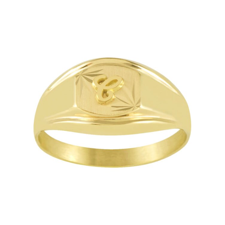 Chevalière Horizontale en Or Harmonie