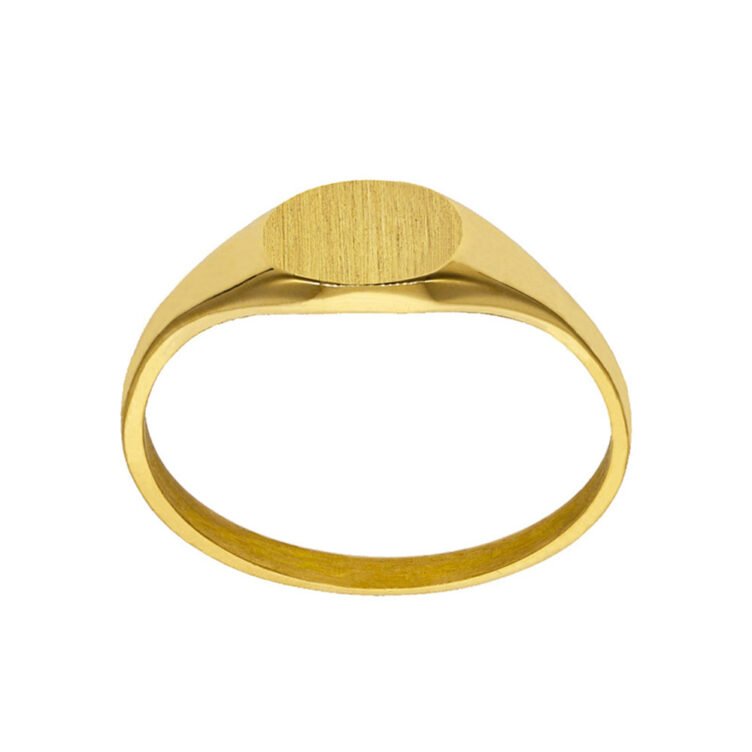 Chevalière Horizontale en Or Orélie