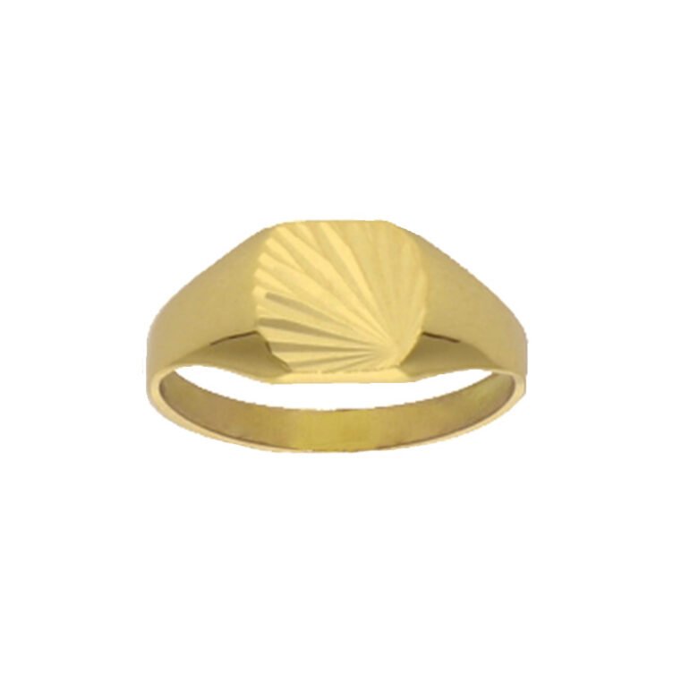 Chevalière Tonneau en Or Thelma Soleil