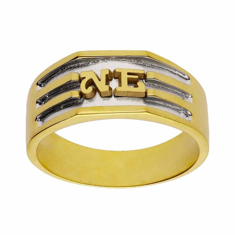 Bague Moderne en Or Bicolore Mathis Griffe