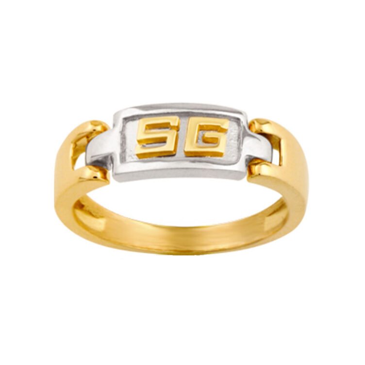 Bague Moderne en Or Bicolore Mathis